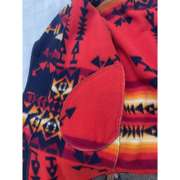 Vintage Volup Pendleton Aztec Blanket Coat W Indian Head Buttons XXL - Picture 7 of 11